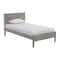 Alaterre Furniture Windsor Panel Wood Twin Bed, Driftwood Gray ANWI1132 - alternate 8